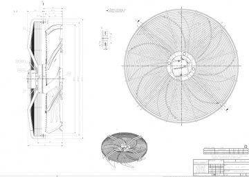 Ventilator axial de aspiratie Ziehl FN 071-6ES.6F.V7P1